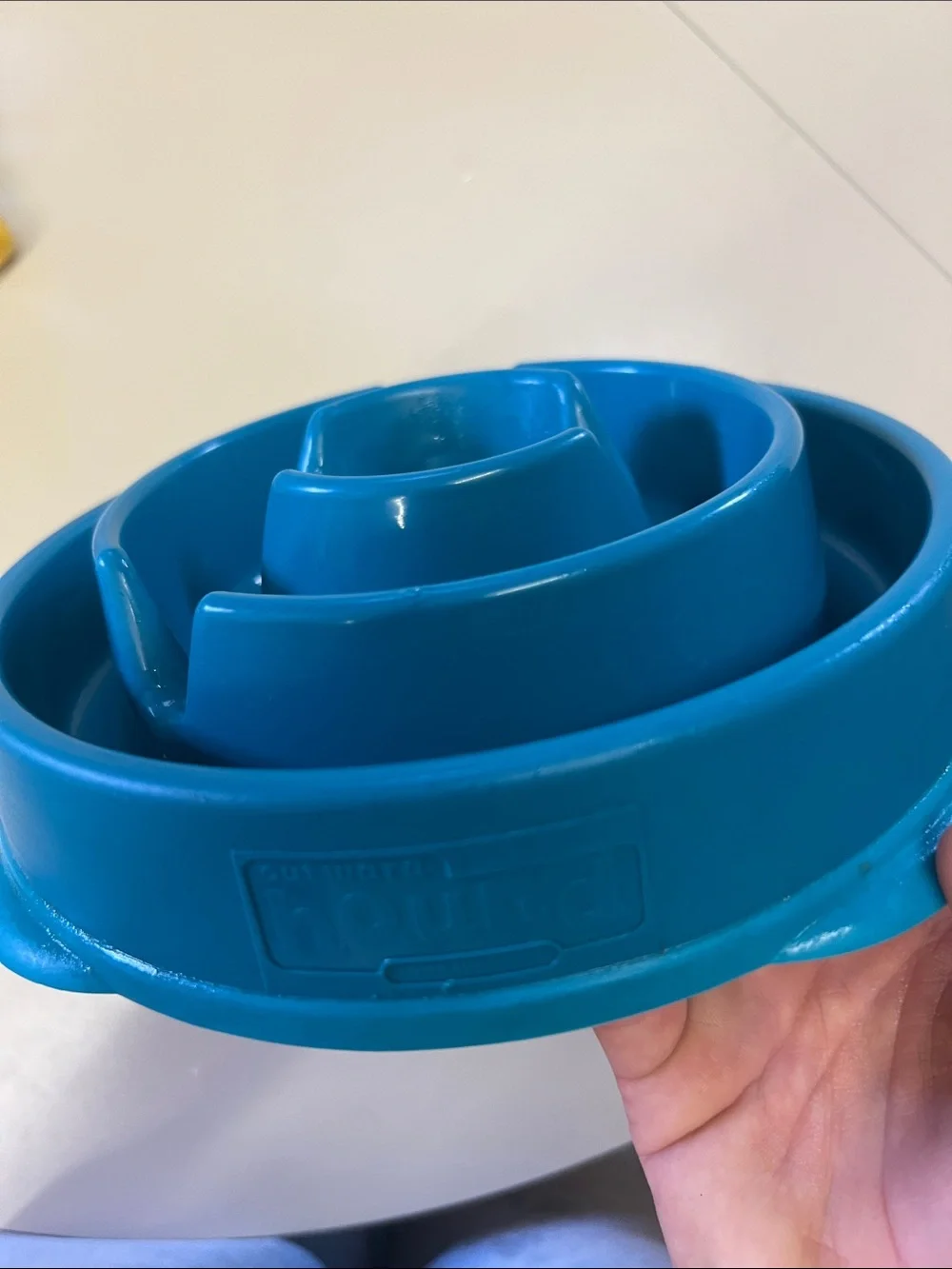 Outward Hound Slow Feeder Bowl in Blue